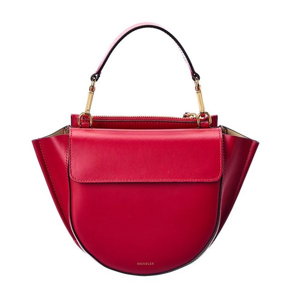 Wandler Bags Wandler Hortensia Small Leather Shoulder Bag Red